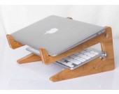 Wooden Bamboo Mount Holder Cradle Stand For MacBook Air / Pro  