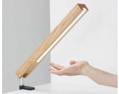 Wooden Led Reading Light Clip On Lamp