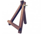 Black Walnut Wooden Mini Tripod Display Stand 