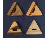 Wooden Mixed Shape Desktop Cell Phone Holder