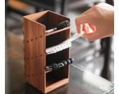 Wooden Multi-layered Storage Box and Pen Holder