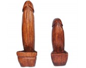 Wooden Penis Ashtray