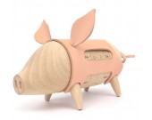 Wooden Pig Shaped Perpetual Calendar