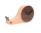 Wooden Snail  Desk Clock