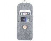 Wool Felt Protective Sleeve Bag Pocket Pouch Case with Card Slot for iPhone Xs Max/XS/X/8/8 Plus/6/6s/7