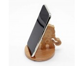 Wooden Cute Monkey Phone Holder