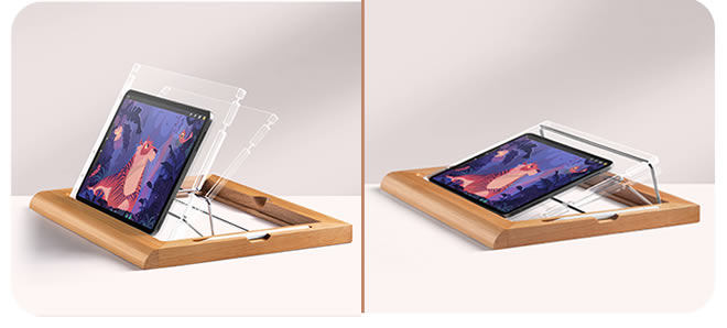 Wooden iPad Study Stand, iPad Reading Holder