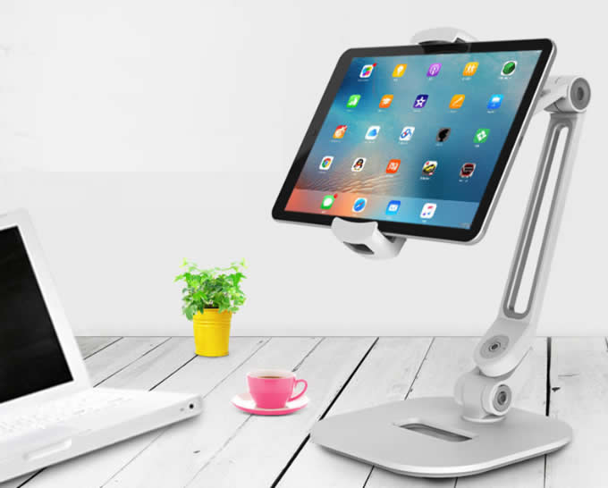  360 Degree Adjustable Folding  Stand/Holder for Tablets & iPad iPhone Samsung Asus Tablet Smartphone and more up to 11 inches  