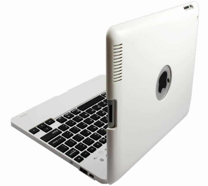 Aluminum Bluetooth Keyboard Case Stand for ipad2/3/4/air1/mini1/ mini2/mini3/mini4