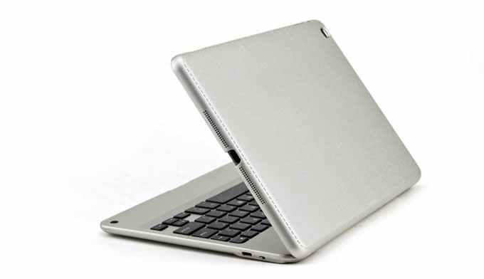 Aluminum Bluetooth Keyboard Case Stand for ipad2/3/4/air1/mini1/ mini2/mini3/mini4