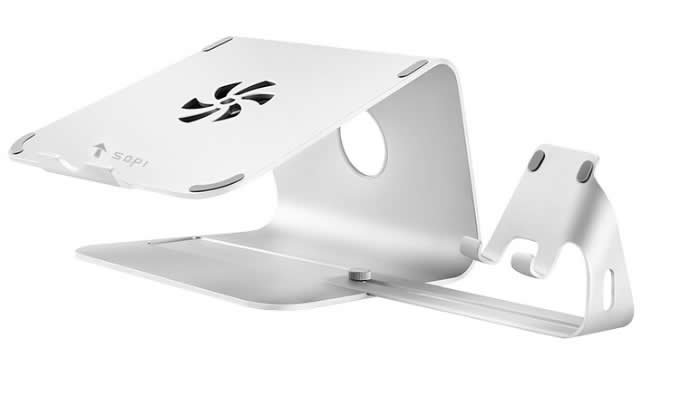   Aluminum Alloy Macbook Cooling Stand & Cell Phone Stand iPhone Stand