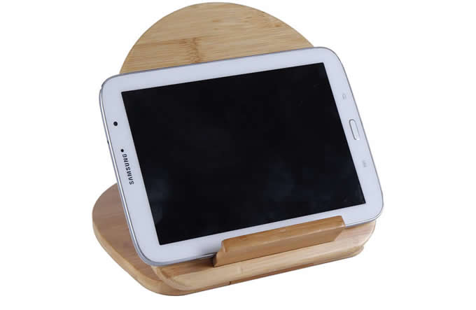 Bamboo Adjustable Tablet Stand  for Apple iPad and phones 