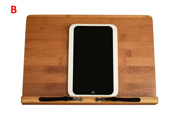 Bamboo Adjustable Tablet Stand  for Apple iPad and phones 