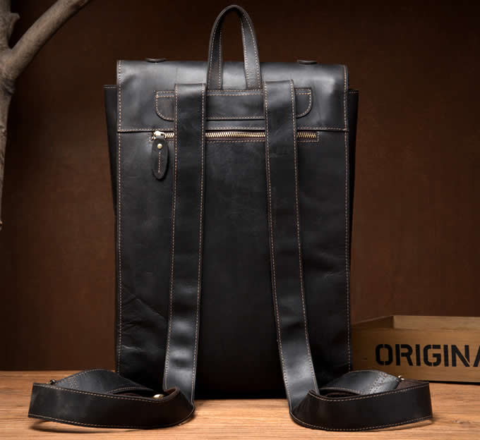  Genuine Leather Backpack  15