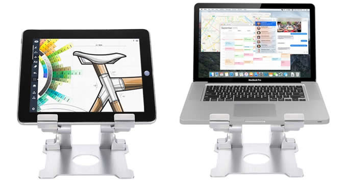   Multi Angle Adjustable Aluminum Stand for  10-13 inch iPad, Tablets 