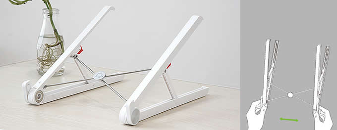 Portable Adjustable Foldable  Laptop Stand Notebook Holder for Macbook and Laptop