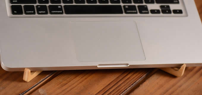  Portable Bamboo Wooden Desktop Folding Holder for Tablets iPad Laptop 