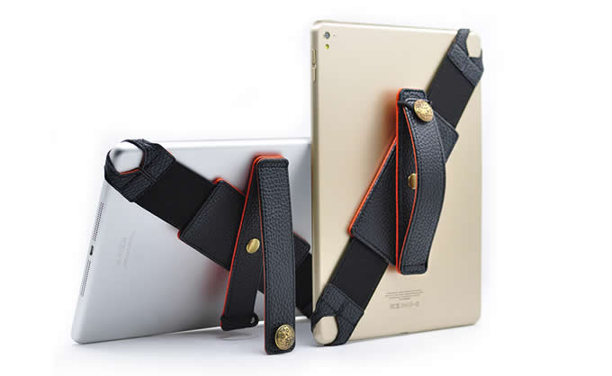  Universal Leather Tablet Hand Strap Holder