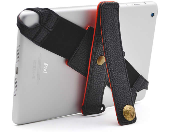  Universal Leather Tablet Hand Strap Holder