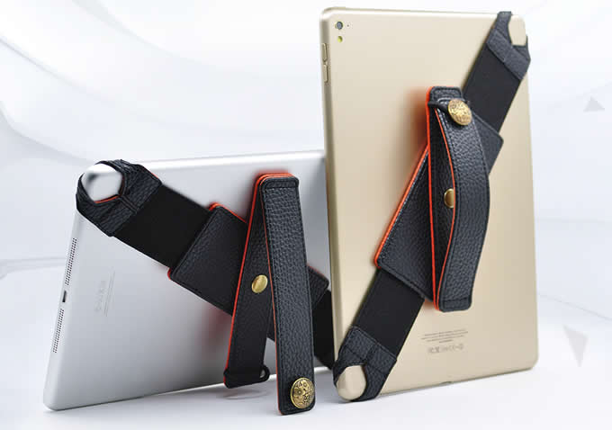  Universal Leather Tablet Hand Strap Holder