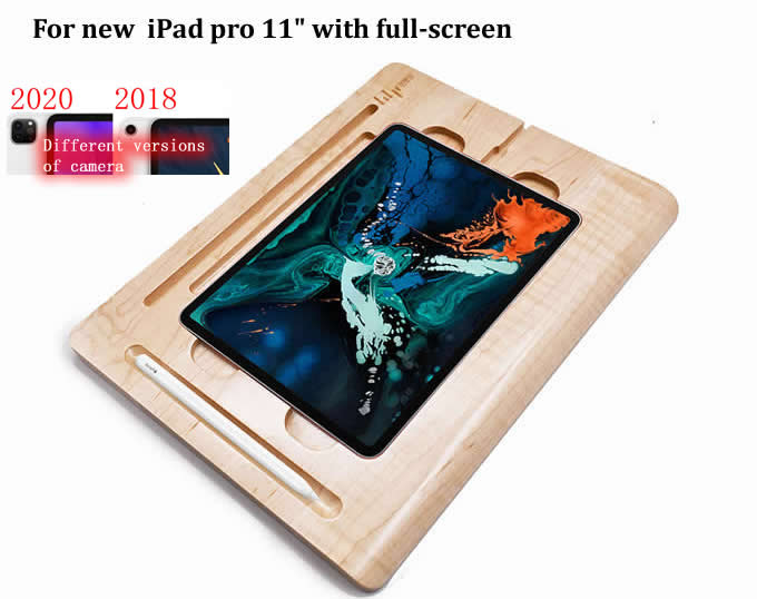    Wooden Canvas Smart Board Drawing Desk with Stand For Apple iPad 