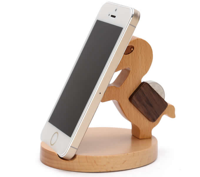 Wooden Horse Multi-function Ipad/Cell Phone Stand