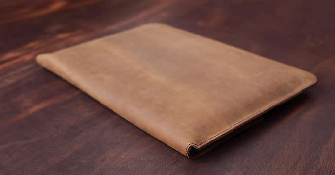 Genuine Leather Envelope Laptop Sleeve Bag for MacBook pro /Air 13.3 Inc