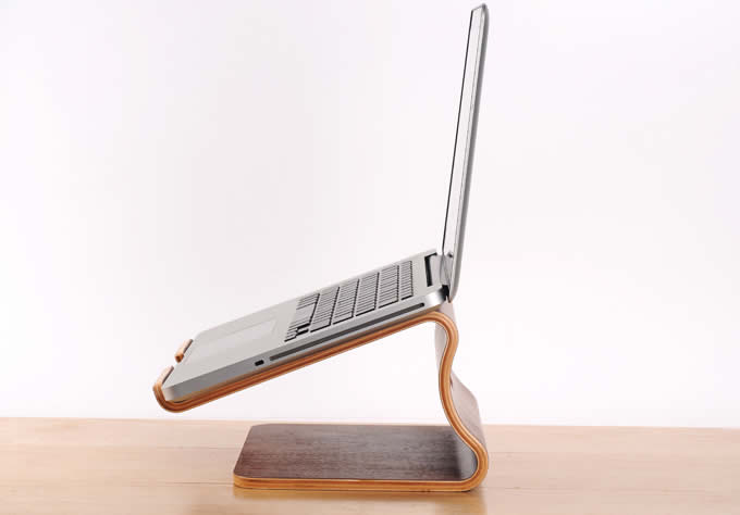 Wooden Cooling Stand Dock Desk Holder for Laptop Notebook Macbook Cooling Stand