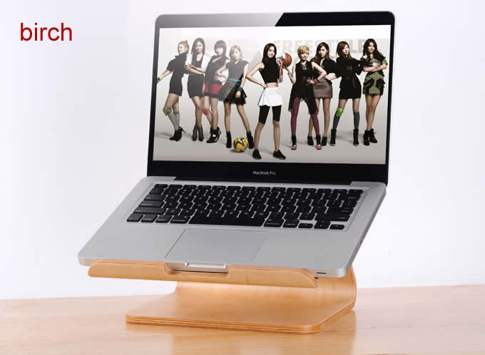 Wooden Cooling Stand Dock Desk Holder for Laptop Notebook Macbook Cooling Stand