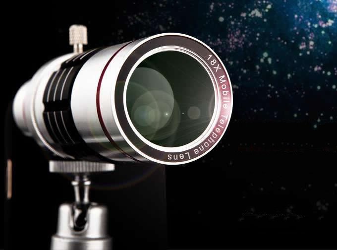 18x Optical Zoom Universal Smartphone Telephoto Telescope Lens  + Tripod
