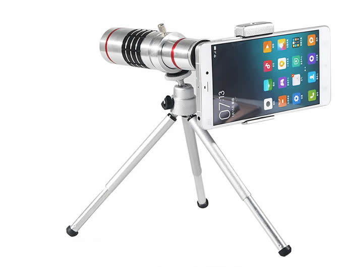 18x Optical Zoom Universal Smartphone Telephoto Telescope Lens  + Tripod