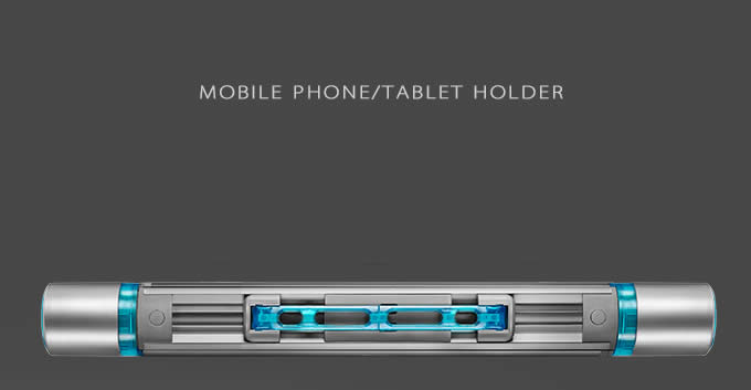 Adjustable Portable Foldable floor Holder for  Ipad / PAD / Phone / Tablet 