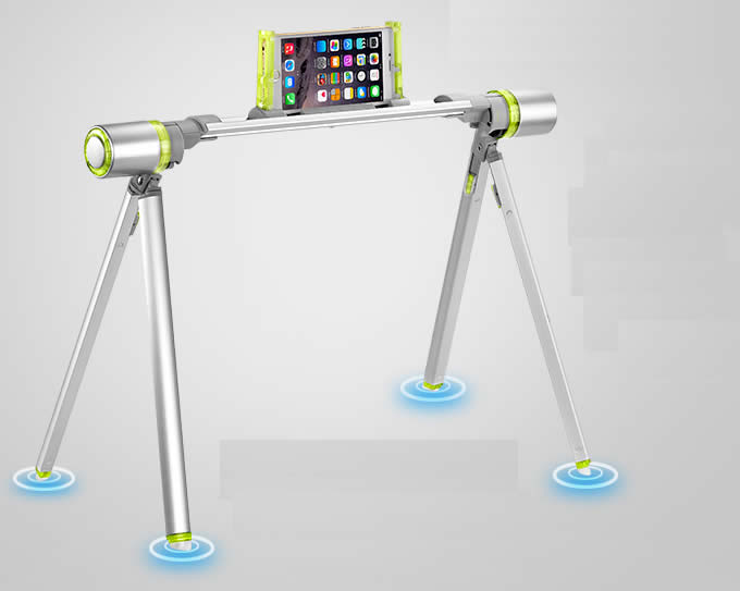 Adjustable Portable Foldable floor Holder for  Ipad / PAD / Phone / Tablet 