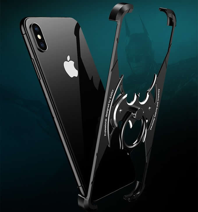   Aluminum Batman Style Bumper Frame Case for iPhone X/XS/XS MAX