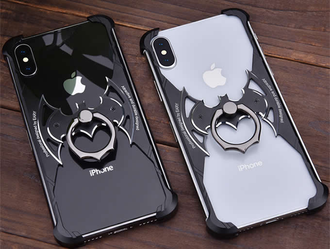   Aluminum Batman Style Bumper Frame Case for iPhone X/XS/XS MAX