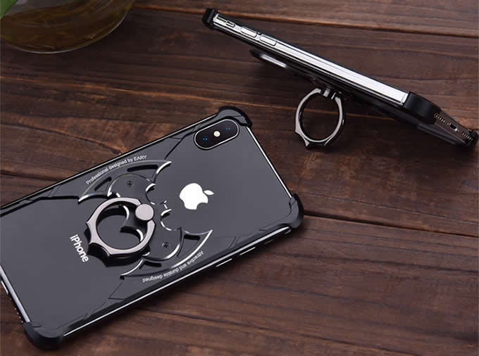   Aluminum Batman Style Bumper Frame Case for iPhone X/XS/XS MAX