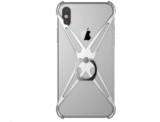 Aluminum X Style Bumper Frame Case for iPhone 8/8 Plus/7/7 Plus/6/6 Plus/6S/6S Plus