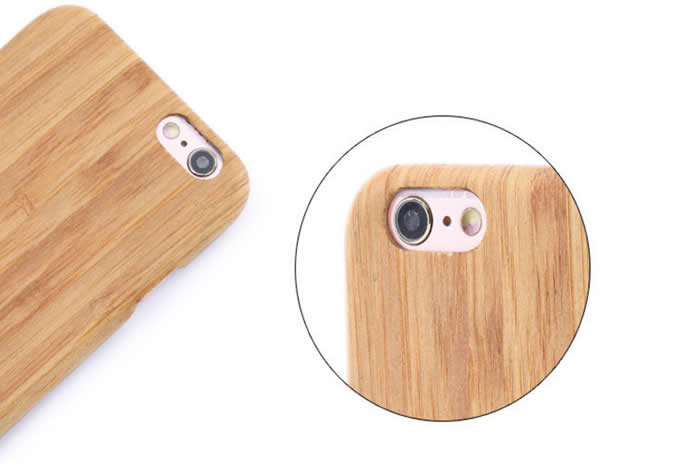 Bamboo & Wood Drop Proof Slim Cover Case for iPhone 6/6 Plus/6S/6S Plus