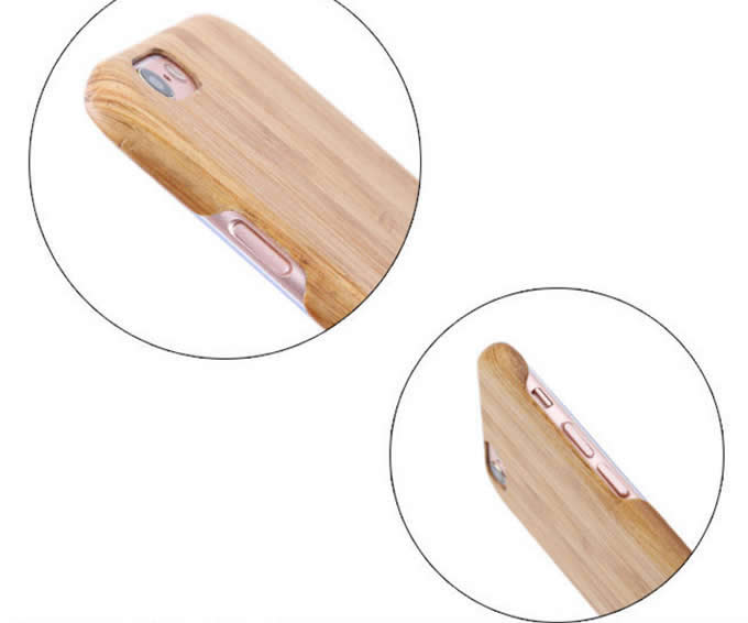 Bamboo & Wood Drop Proof Slim Cover Case for iPhone 6/6 Plus/6S/6S Plus