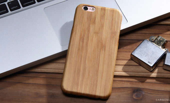 Bamboo & Wood Drop Proof Slim Cover Case for iPhone 6/6 Plus/6S/6S Plus