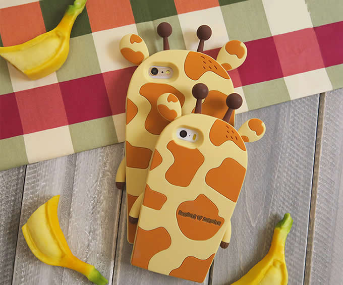   Giraffe Silicone Gel Soft Case Cover for iPhone 6 6 Plus 6S 6S Plus