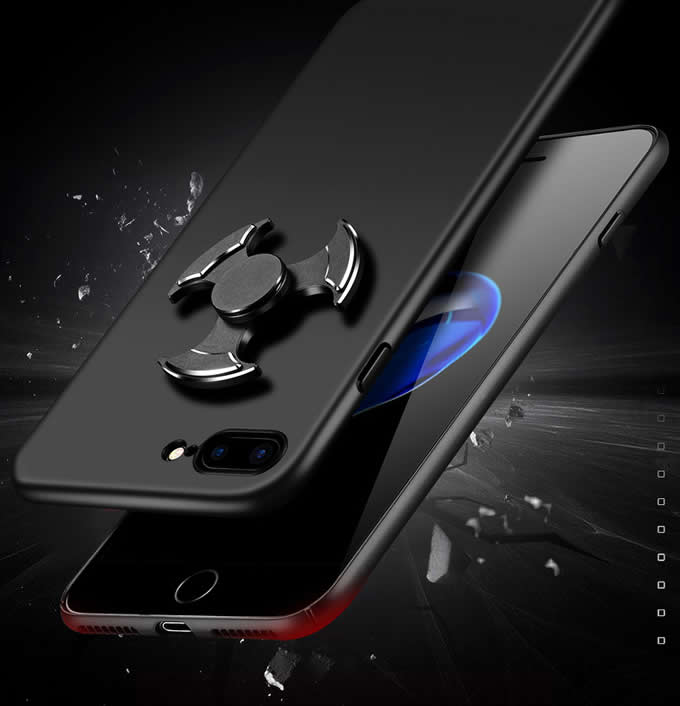 Hand Spinner PC Case Cover For Apple iPhone 7/7 Plus/6/6 Plus/6S/6S Plus  with Fidget Spinner Reduce Pressure Toys