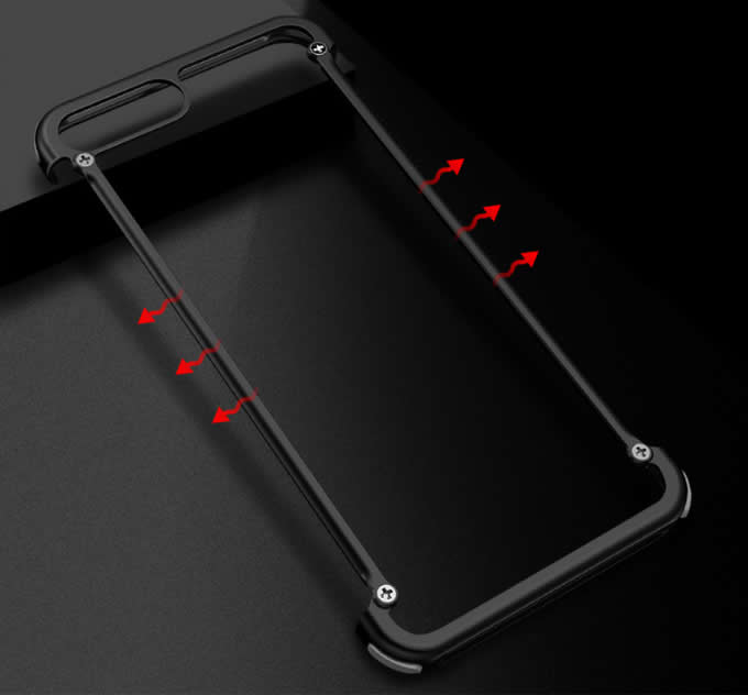  Metal  Slim Protective Cases Bumper Frame Cover  for Apple iPhone 8 / iPhone 7    