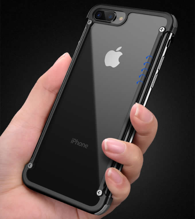 Metal  Slim Protective Cases Bumper Frame Cover  for Apple iPhone 8 / iPhone 7    