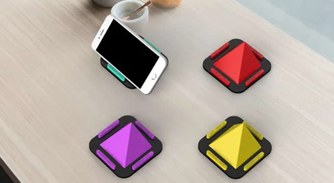  Silicone Mobile Phone Stand Multi-Angle Desktop Cell Phone Stand Holder 