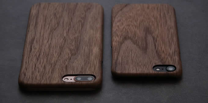  Ultra Thin  Wooden Phone Case for iPhone 7/7 Plus/6/6 Plus/6S/6S Plus(Black Walnut) 