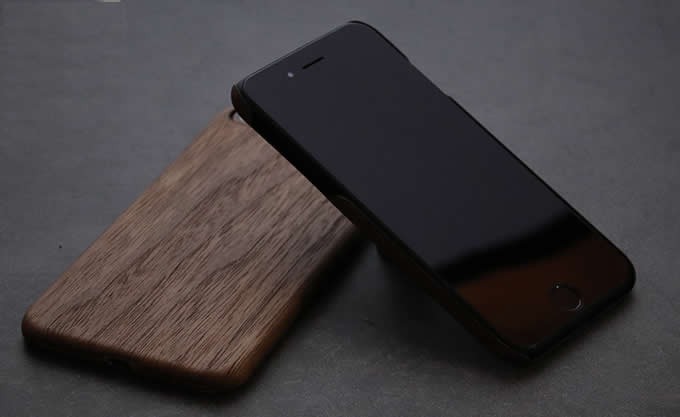  Ultra Thin  Wooden Phone Case for iPhone 7/7 Plus/6/6 Plus/6S/6S Plus(Black Walnut) 