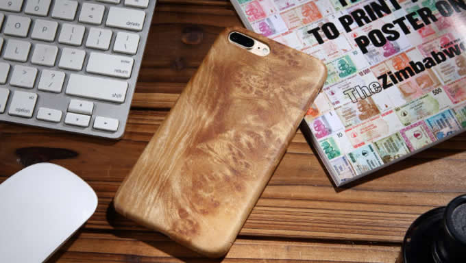  Wooden Drop Proof Slim Cover Case for iPhone7/7 plus