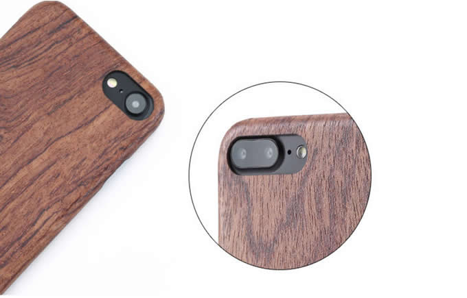  Walnut Wooden Drop Proof Slim Cover Case for iPhone 7 7 Plus