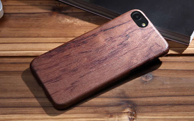  Walnut Wooden Drop Proof Slim Cover Case for iPhone 7 7 Plus